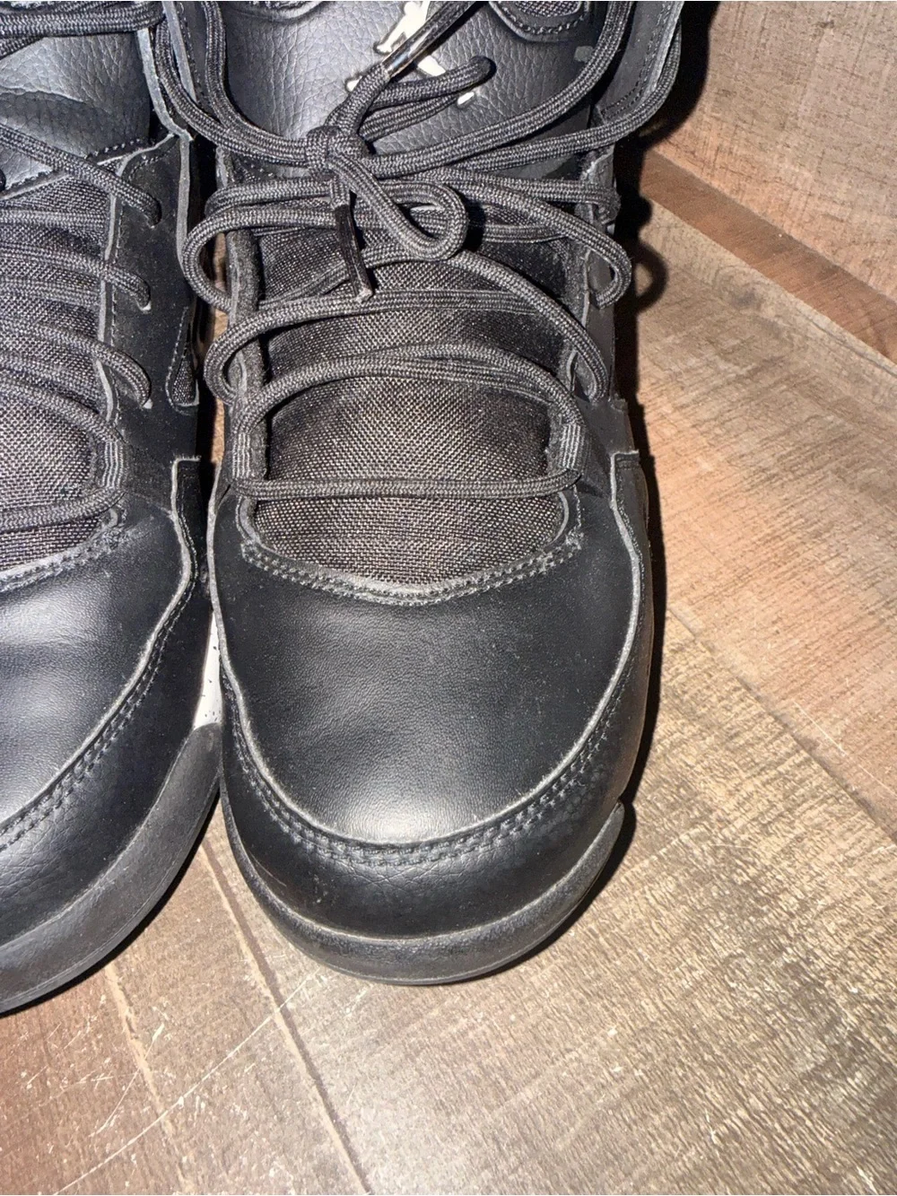 Jordan Black and White Retro Basketball Sneakers
